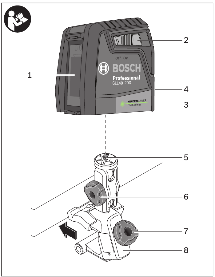 Bosch - GLL40-20G - Recursos - Parte 1 Recursos - Parte 1
