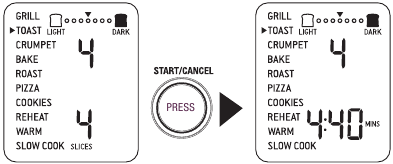 Breville - Smart Oven Pro BOV845 - OPERATING - TOAST FUNCTION OPERATING - TOAST FUNCTION