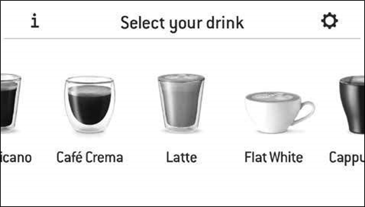 Sage - Barista Touch BES880 - İÇECEK SEÇİMİ İÇECEK SEÇİMİ