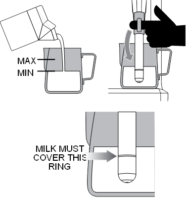 Sage - Barista Touch BES880 - SÜT DOKULANDIRMA SÜT DOKULANDIRMA