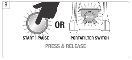 Sage - Smart Grinder Pro BCG820UK - OTOMATİK ÖĞÜTME - Adım 1 OTOMATİK ÖĞÜTME - Adım 1
