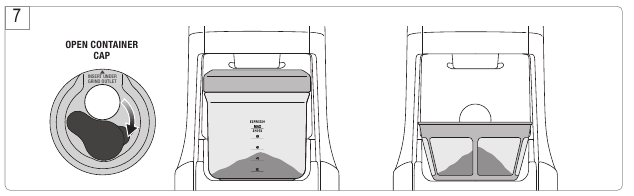 Sage - Smart Grinder Pro BCG820UK - ÖĞÜTÜLMÜŞ KAHVE KABINA VEYA KAHVE FİLTRESİNE ÖĞÜTME - Adım 2 ÖĞÜTÜLMÜŞ KAHVE KABINA VEYA KAHVE FİLTRESİNE ÖĞÜTME - Adım 2