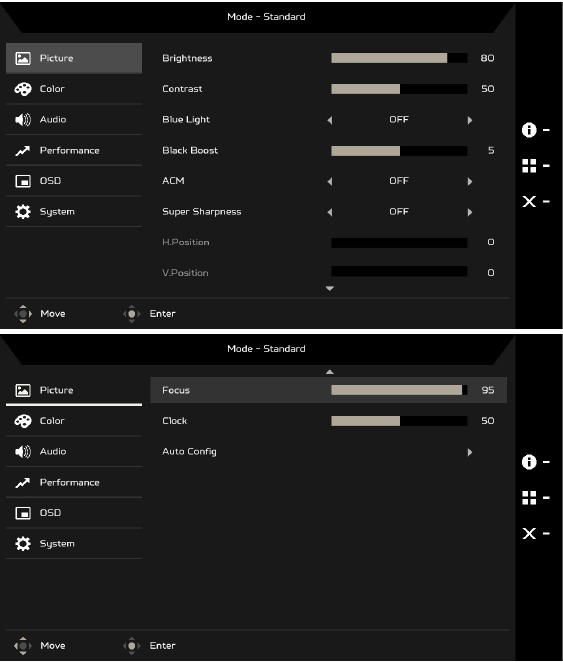 Acer - CBA242Y - Kurekebisha Picha Kurekebisha Picha