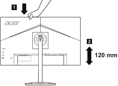 Acer - CBA242Y - Rekebisho la Nafasi ya Skrini - Hatua ya 1 Rekebisho la Nafasi ya Skrini - Hatua ya 1