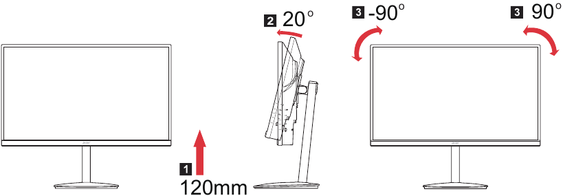 Acer - CBA242Y - Rekebisho la Nafasi ya Skrini - Hatua ya 2 Rekebisho la Nafasi ya Skrini - Hatua ya 2