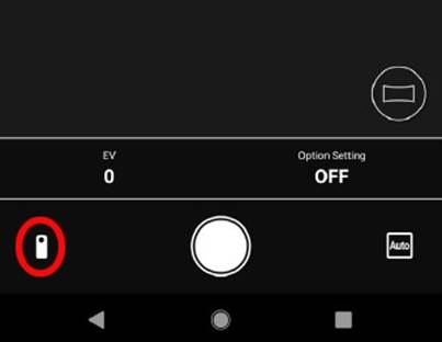 Ricoh - Theta - Nastavitve aplikacije Theta za pametni telefon - 3. korak Nastavitve aplikacije Theta za pametni telefon - 3. korak