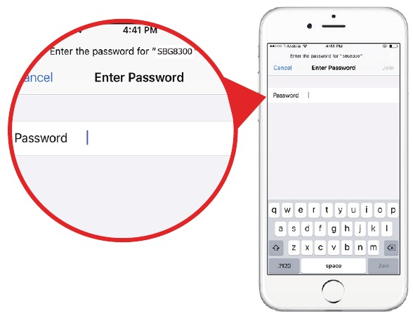 Arris - SURFboard SBG8300 - Připojte se pomocí svého mobilního zařízení – krok 3 Připojte se pomocí svého mobilního zařízení – krok 3