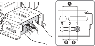 Sony - XAV-AX8000 - Ρύθμιση του βάθους της θέσης της οθόνης Ρύθμιση του βάθους της θέσης της οθόνης