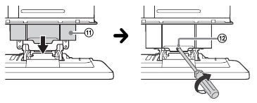 Sony - XAV-AX8000 - Σύνδεση της οθόνης στη μονάδα - Βήμα 1 Σύνδεση της οθόνης στη μονάδα - Βήμα 1
