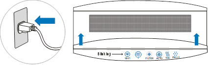 Blueair - Classic 500 - Connecting your air purifier Connecting your air purifier