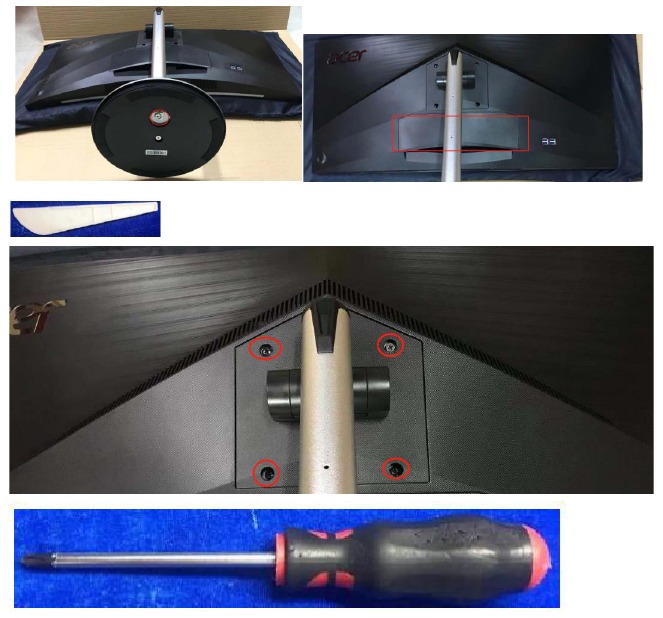 Acer - CB342CUR - Taratibu za Utenganishaji - Hatua ya 1 Taratibu za Utenganishaji - Hatua ya 1