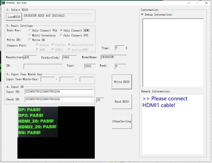 Acer - CB342CUR - Mchakato wa Kuandika EDID - Hatua ya 5 Mchakato wa Kuandika EDID - Hatua ya 5