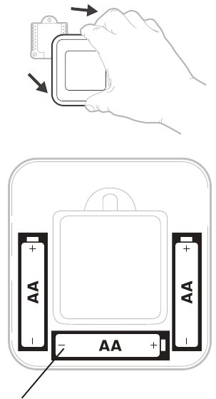 Honeywell Home - T6 Pro Z-Wave - Zëvendësimi i baterisë Zëvendësimi i baterisë