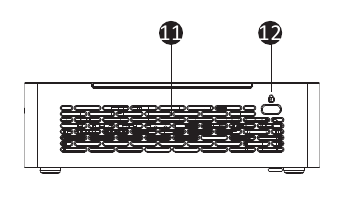 Gigabyte - BRIX GB-BRU5-225H - Αριστερή όψη Αριστερή όψη