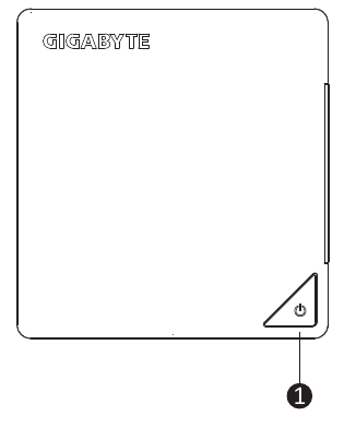 Gigabyte - BRIX GB-BRU5-225H - Επάνω όψη Επάνω όψη