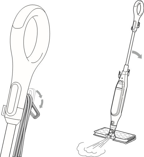 Shark - KLIK N' FLIP S6003EU - MENGGUNAKAN PEL UAP OTOMATIS ANDA - Langkah 1 MENGGUNAKAN PEL UAP OTOMATIS ANDA - Langkah 1