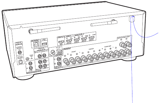 Pioneer - VSX-932 - Динамиктерді қосыңыз - Стандартты қосылымдар Динамиктерді қосыңыз - Стандартты қосылымдар