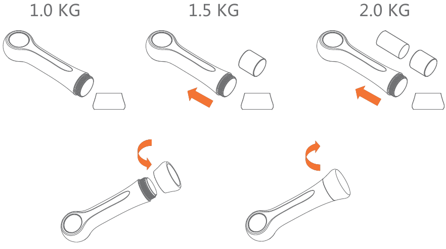 PIEPEIEGG - Smart Dumbbell - Салмақты реттеу, металл бөлшектерін орнату және бөлшектеу Салмақты реттеу, металл бөлшектерін орнату және бөлшектеу