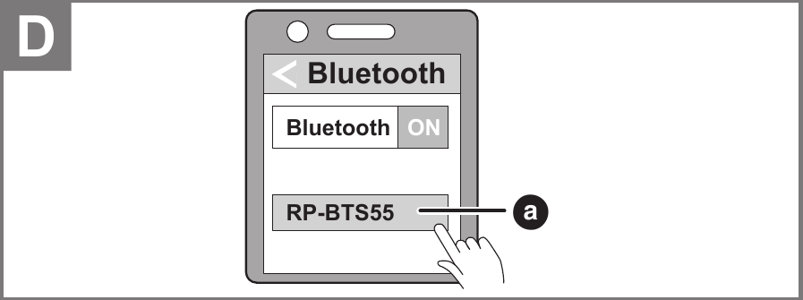 Panasonic - RP-BTS55 - Menghubungkan Perangkat Bluetooth Menghubungkan Perangkat Bluetooth