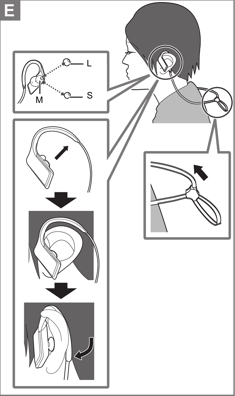 Panasonic - RP-BTS55 - Memakai Earphone Memakai Earphone
