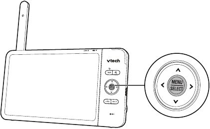 VTech - RM7764HD - Χρήση του μενού Χρήση του μενού