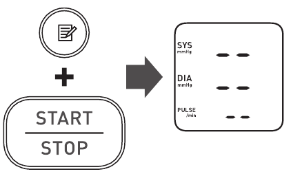 Omron - BP5250 - Deleting All Readings Stored in Memory - Step 2 Deleting All Readings Stored in Memory - Step 2