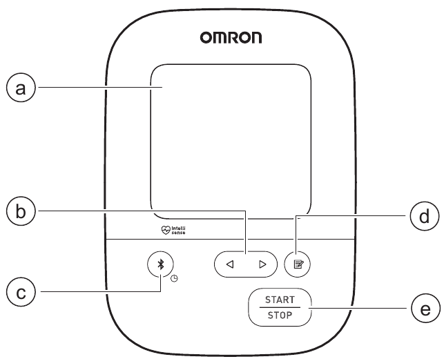 Omron - BP5250 - Передняя панель монитора Передняя панель монитора
