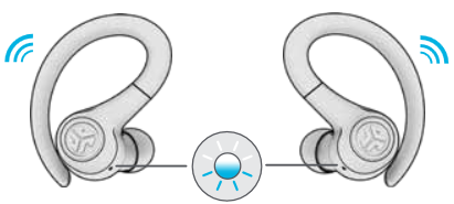 JLab - GO Air Sport - BLUETOOTH ЖҰПТАСТЫРУ - 2-қадам BLUETOOTH ЖҰПТАСТЫРУ - 2-қадам