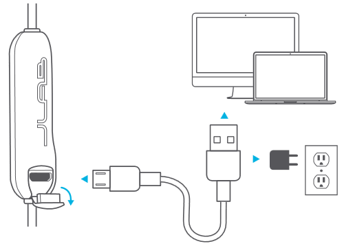 JLab Audio - Fit Sport - ЗАРЯДКА ЗАРЯДКА