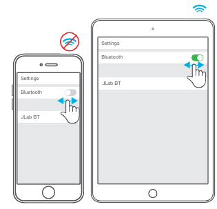 JLab Audio - Fit Sport 3 - BLUETOOTH ПОДКЛЮЧАЕТСЯ К НЕЖЕЛАТЕЛЬНОМУ УСТРОЙСТВУ - Шаг 1 BLUETOOTH ПОДКЛЮЧАЕТСЯ К НЕЖЕЛАТЕЛЬНОМУ УСТРОЙСТВУ - Шаг 1