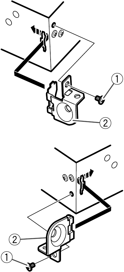 Pioneer - MVH-MS410BT - DIN-montage installatie met de meegeleverde beugel DIN-montage installatie met de meegeleverde beugel