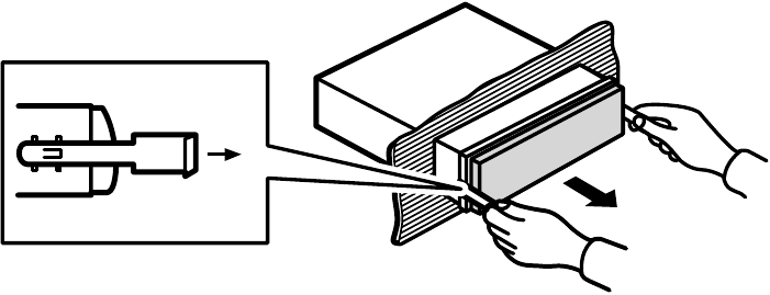 Pioneer - MVH-MS410BT - Het apparaat verwijderen - Stap 2 Het apparaat verwijderen - Stap 2