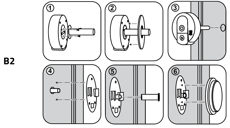 nedis - DOORPW10CBK - Installation - Step 2 Installation - Step 2