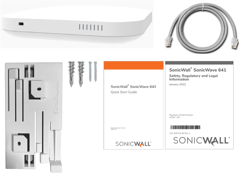 SonicWALL - SonicWave 641 - Contenido del paquete Contenido del paquete