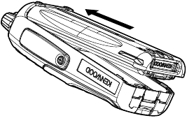Kenwood - NX-1000 Series - Instalarea/Înlăturarea Bateriei - Pasul 1 Instalarea/Înlăturarea Bateriei - Pasul 1