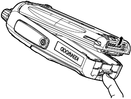 Kenwood - NX-1000 Series - Instalarea/Înlăturarea Bateriei - Pasul 3 Instalarea/Înlăturarea Bateriei - Pasul 3