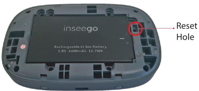 Inseego - MiFi 8000 - RÉINITIALISATION RÉINITIALISATION