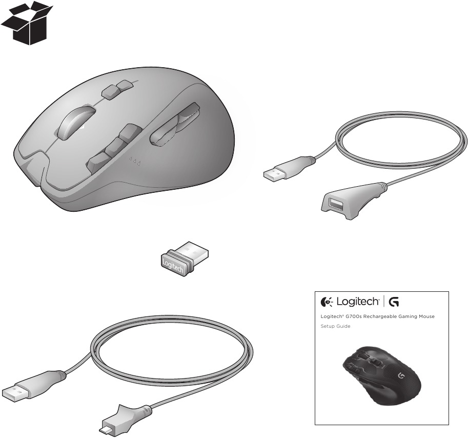 Logitech - G700s - Ce este în cutie Ce este în cutie