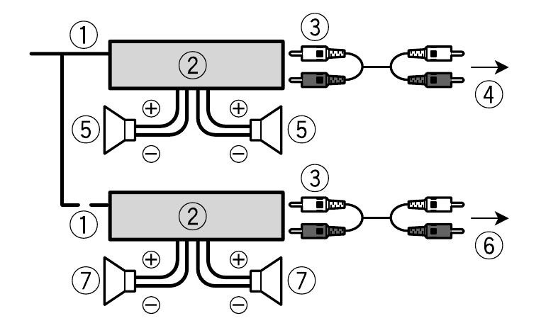 Pioneer - MVH-S322BT - Power amp Power amp