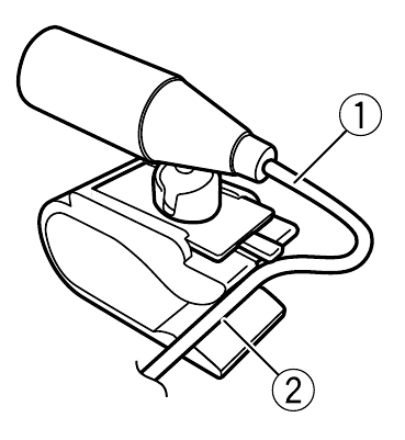 Pioneer - MVH-S322BT - To install on the sun visor - Step 1 To install on the sun visor - Step 1