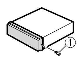 Pioneer - MVH-S322BT - To secure the front panel - Overview To secure the front panel - Overview