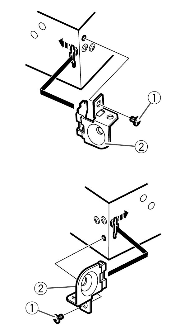Pioneer - MVH-S322BT - Using the included bracket Using the included bracket
