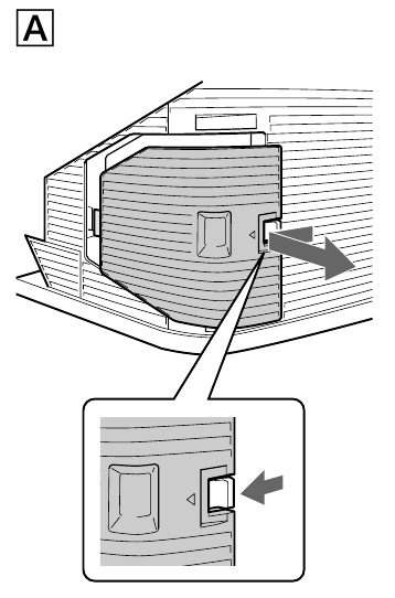 Sony - XL-5300 - Ako vymeniť lampu - Krok 1 Ako vymeniť lampu - Krok 1