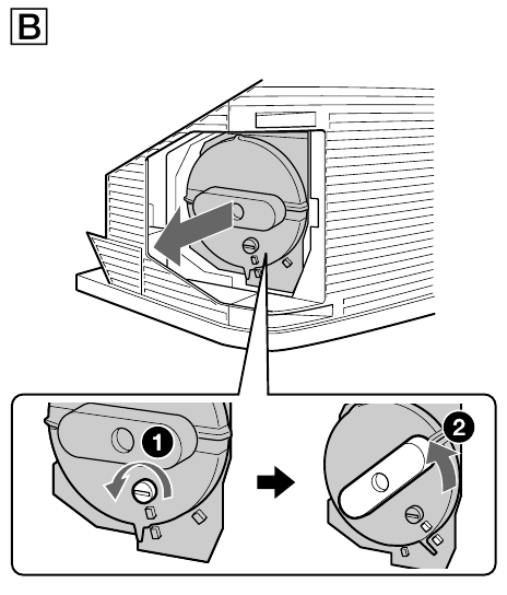Sony - XL-5300 - Ako vymeniť lampu - Krok 2 Ako vymeniť lampu - Krok 2