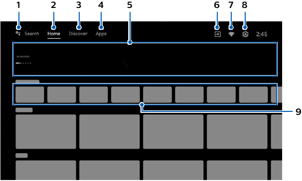 PHILIPS - 5766 Series - Aloitusnäyttö Aloitusnäyttö