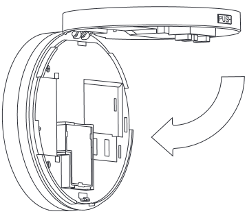 VOLTEX - SAS135MH - Replace the battery - Step 1 Zëvendësoni baterinë - Hapi 1