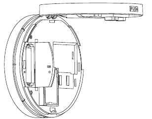 VOLTEX - SAS135MH - Replace the battery - Step 2 Zëvendësoni baterinë - Hapi 2