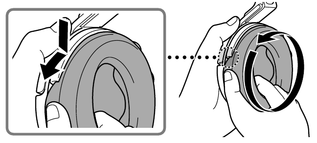 Sony - MDR-RF855RK - Құлақ жастықшаларын ауыстыру - 2-қадам Құлақ жастықшаларын ауыстыру - 2-қадам