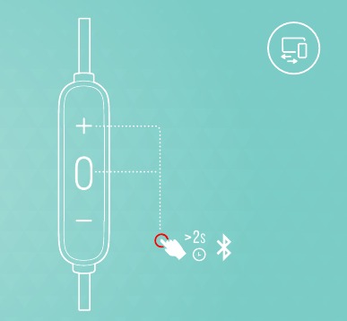 Harman - JBL TUNE125BT - МНОГОТОЧЕЧНОЕ ПОДКЛЮЧЕНИЕ - Войдите в режим сопряжения со 2-м устройством МНОГОТОЧЕЧНОЕ ПОДКЛЮЧЕНИЕ - Войдите в режим сопряжения со 2-м устройством