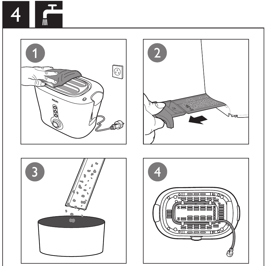 PHILIPS - HD2630 - Kusafisha Kusafisha